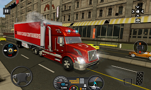 Euro Truck Transport Cargo Sim スクリーンショット 1