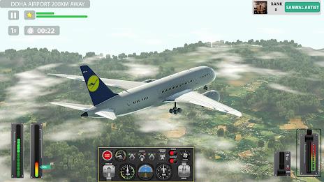 Fly Airplane flight simulator 스크린샷 1