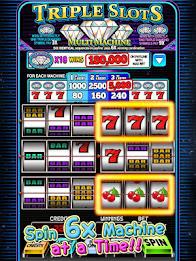 Triple Slots -Multi 6x Machine Скриншот 2