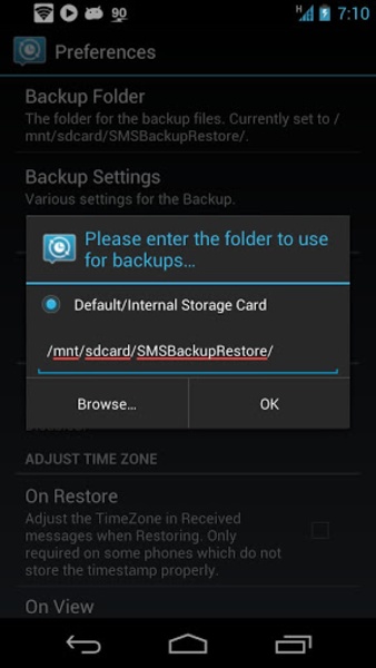 SMS Backup & Restore Screenshot 0