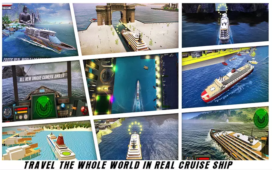 Big Cruise Ship Simulator Schermafbeelding 0