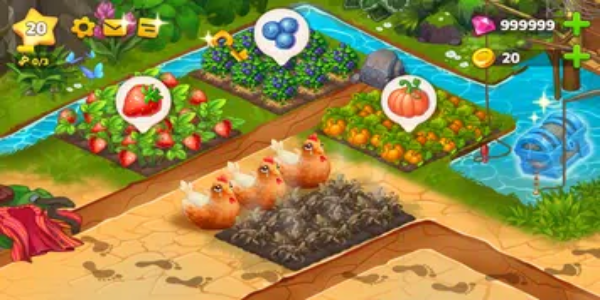 Island Hoppers: Jeu de ferme Capture d'écran 1