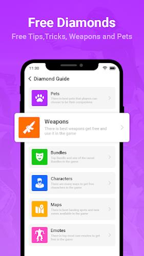 Get Daily Diamonds FFF Tips স্ক্রিনশট 0