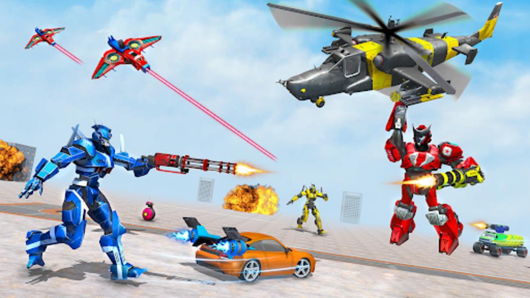 Army Robot Car Game:Robot Game スクリーンショット 1