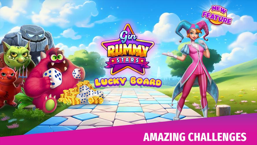 Gin Rummy Stars - Card Game Captura de tela 2