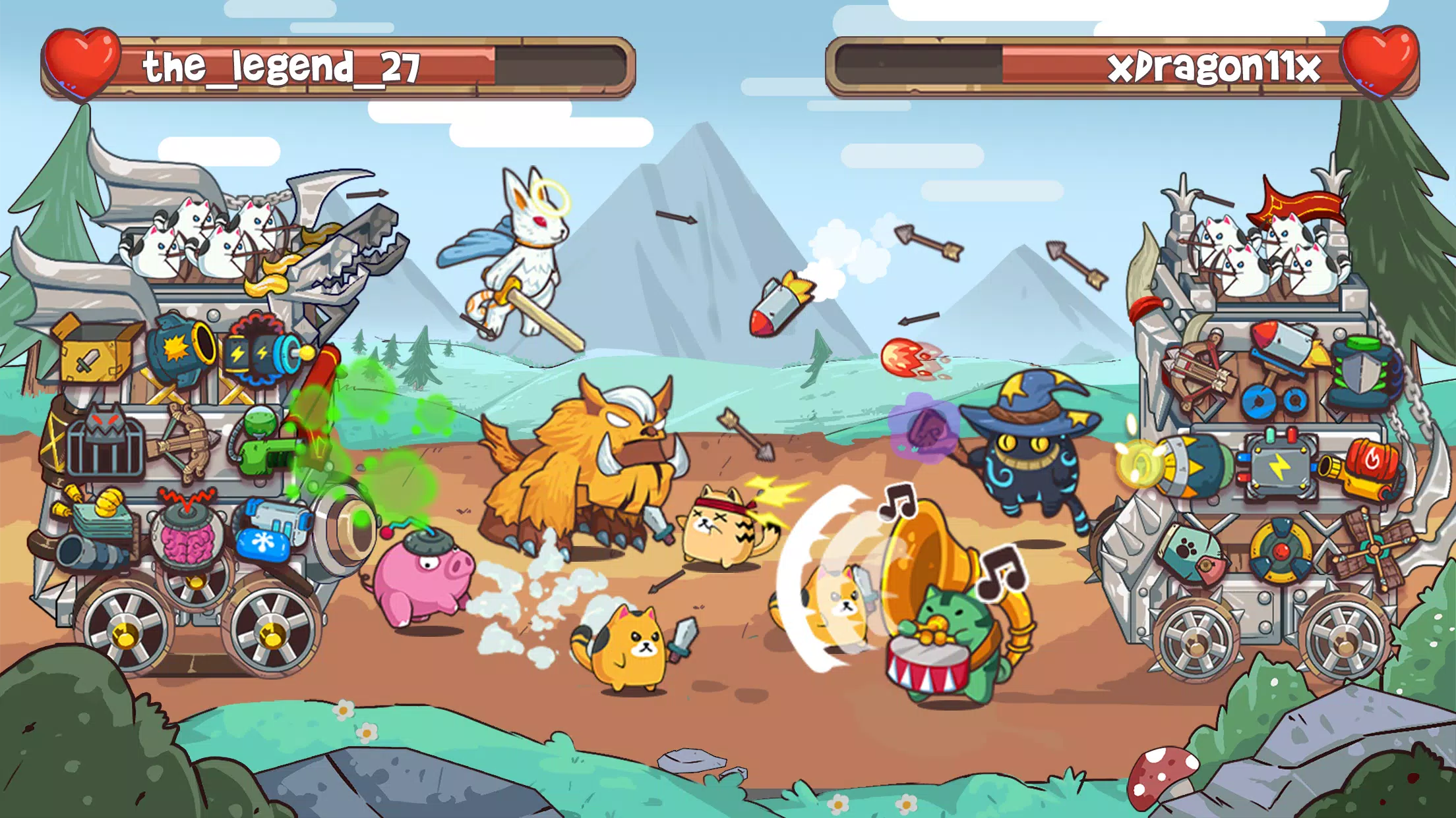 CatnRobot Idle TD: Battle Cat Captura de tela 2