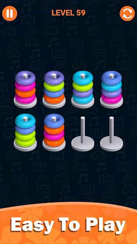 Stacolor: Hoop Stack Ring Game Screenshot 3