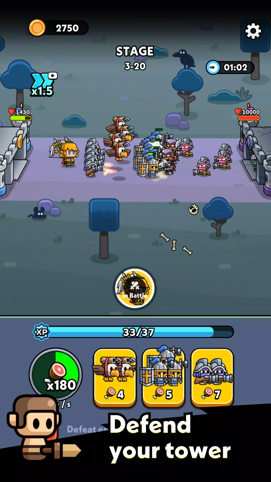 Tiny Warriors Go! Скриншот 2