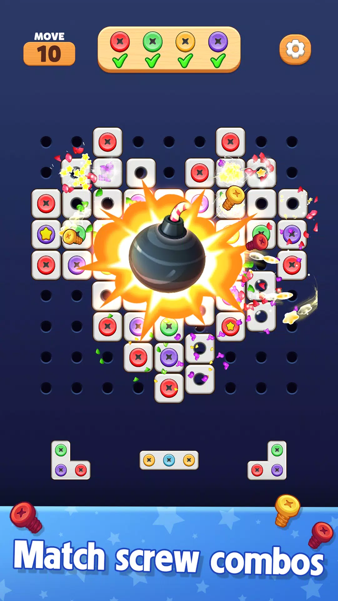 Screw Blast: Match The Bolts Screenshot 3