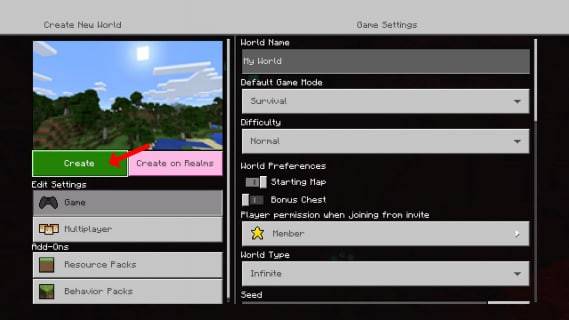 Minecraft의 스플릿 스크린