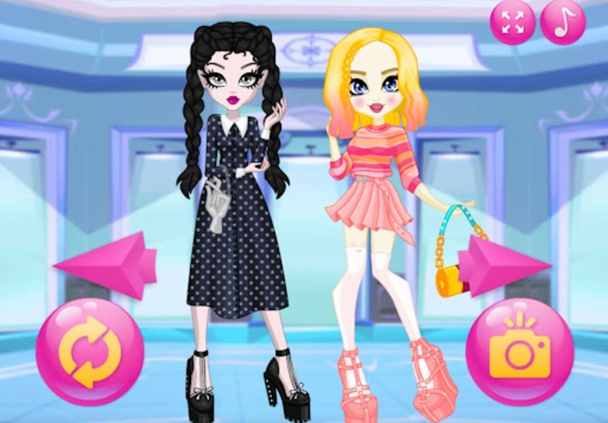 Schermata Wednesday Addams DressUp 0