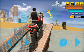 Superhero Stunt Bike Simulator Screenshot 3