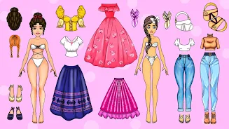 Chibi Dolls Dress Up DIY Games Captura de tela 3