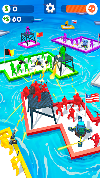 War of Rafts: Crazy Sea Battle Mod Screenshot 0