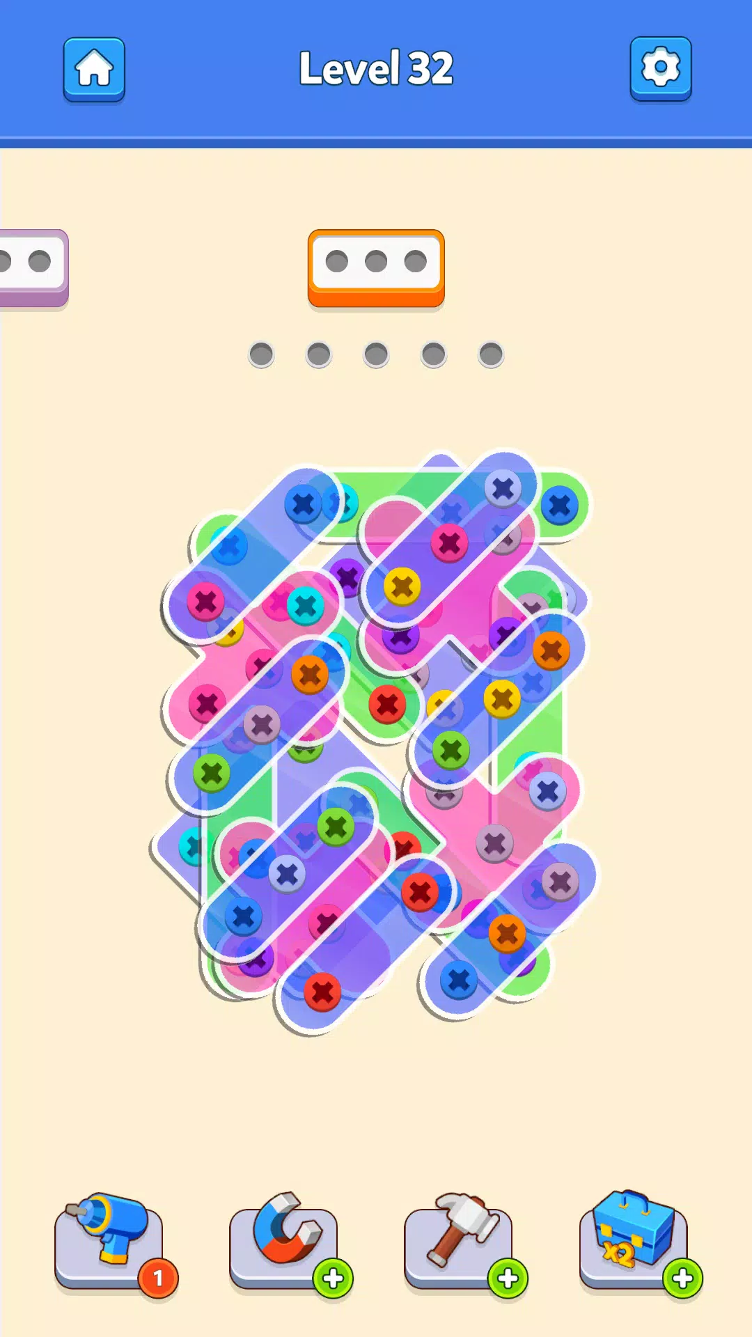 Screw Pin Jam Puzzle Nuts Bolt Captura de tela 2