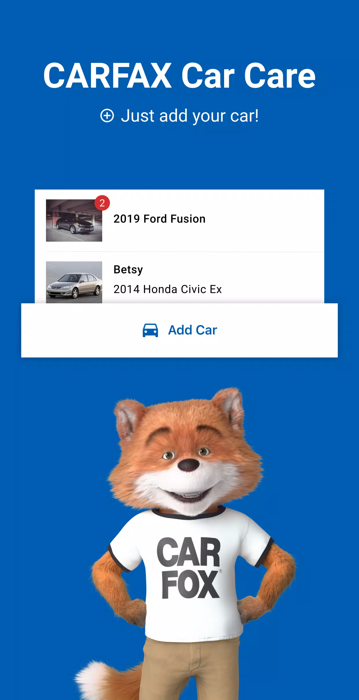 CARFAX Car Care App 스크린샷 0