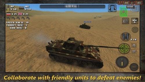 Attack on Tank : World Warfare 스크린샷 1