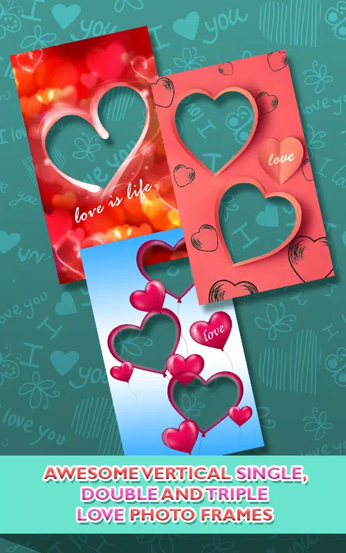 Love Photo frames Collage Скриншот 2