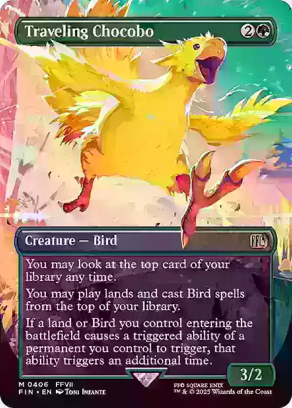 Traveling Chocobo Borderless