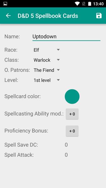 D&D 5 Spellbook應用截圖第3張