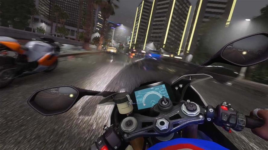 Traffic Moto Bike Rider City Captura de pantalla 2