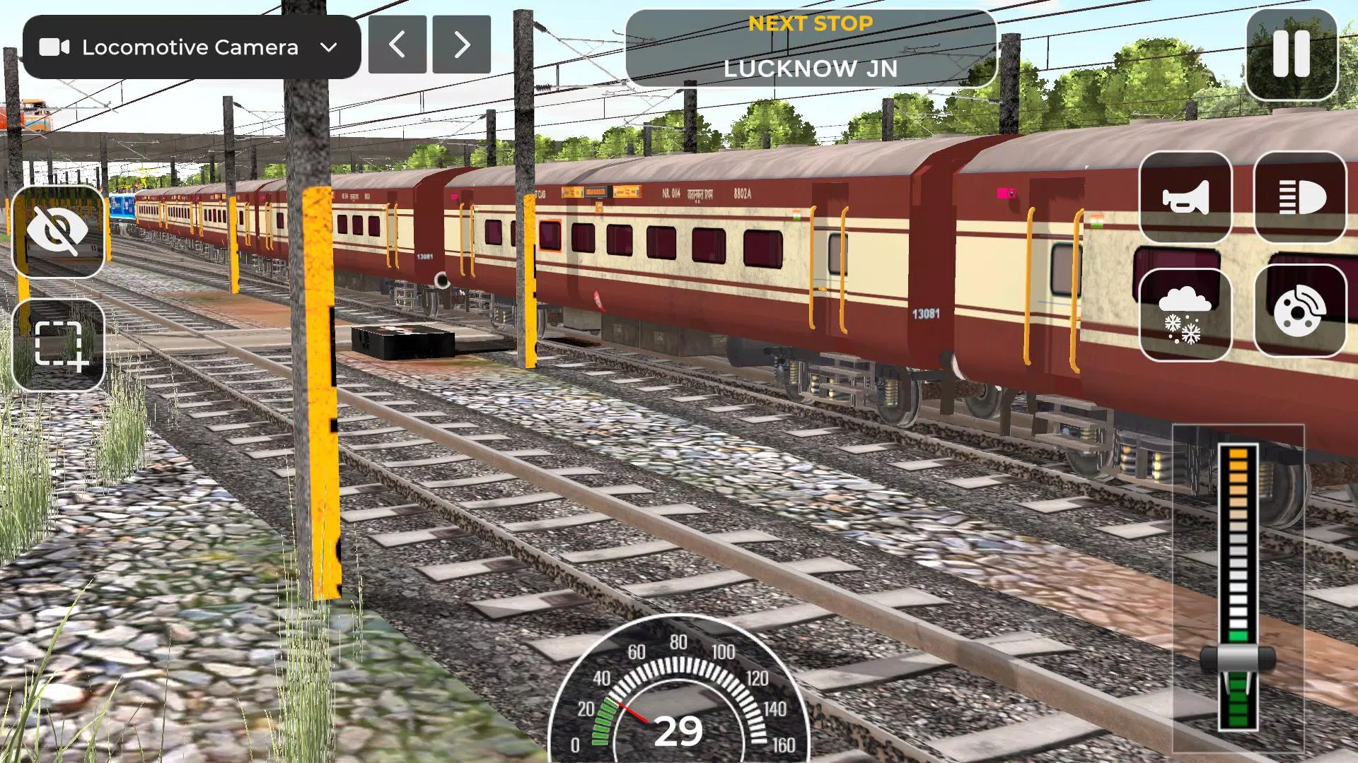 Indian Railway Train Simulator Zrzut ekranu 3