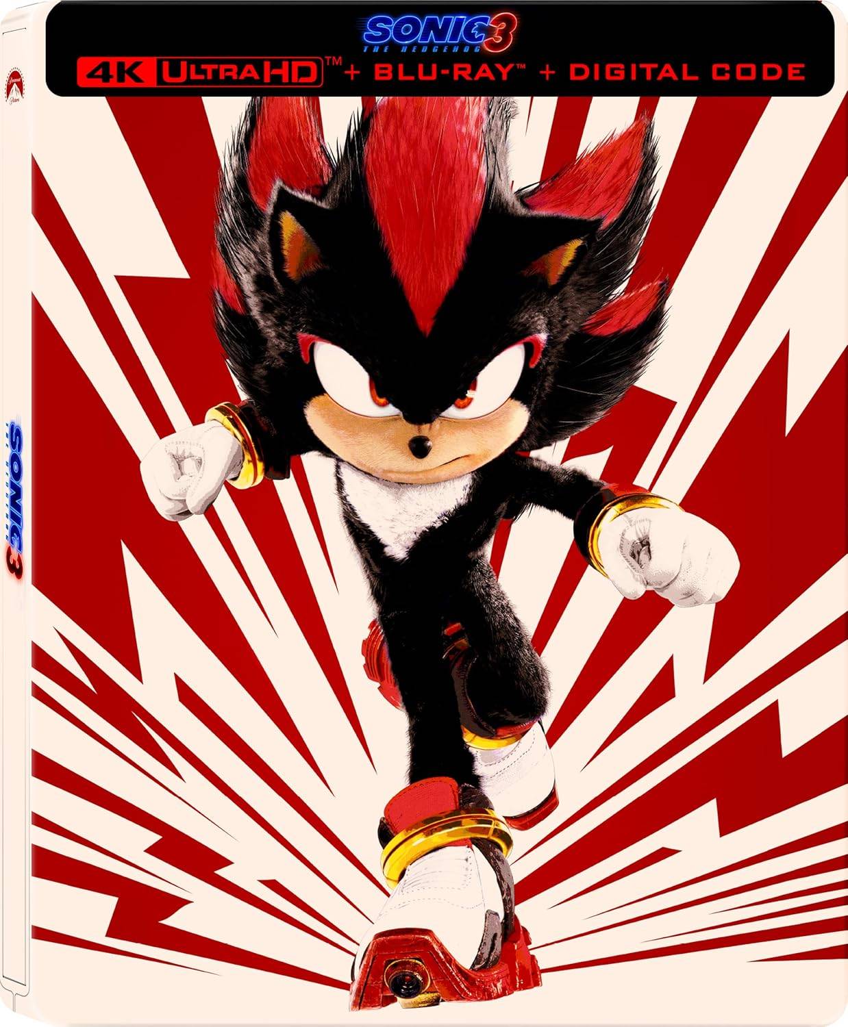 Sonic 3 4K Steelbook Red
