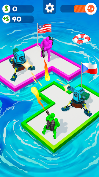 War of Rafts: Crazy Sea Battle Mod Screenshot 3