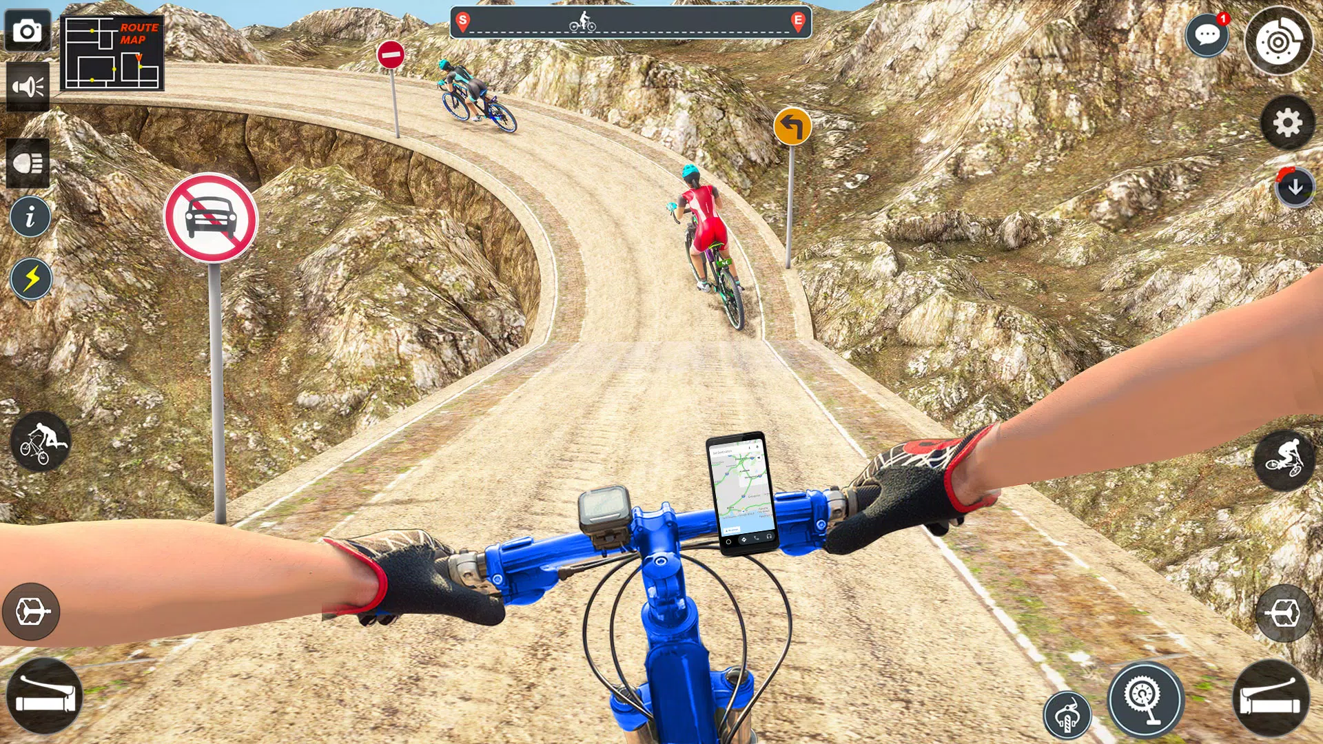 BMX Cycle Stunt Game 3D Captura de tela 0