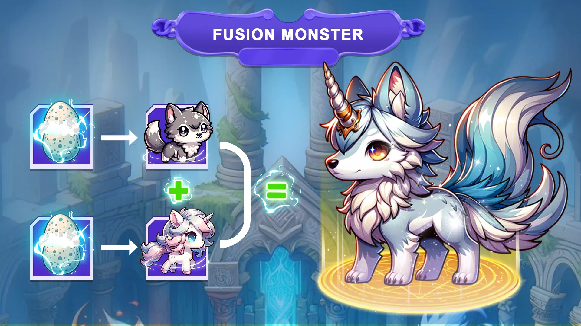 Master Fusion : Monster War ဖန်သားပြင်ဓာတ်ပုံ 3