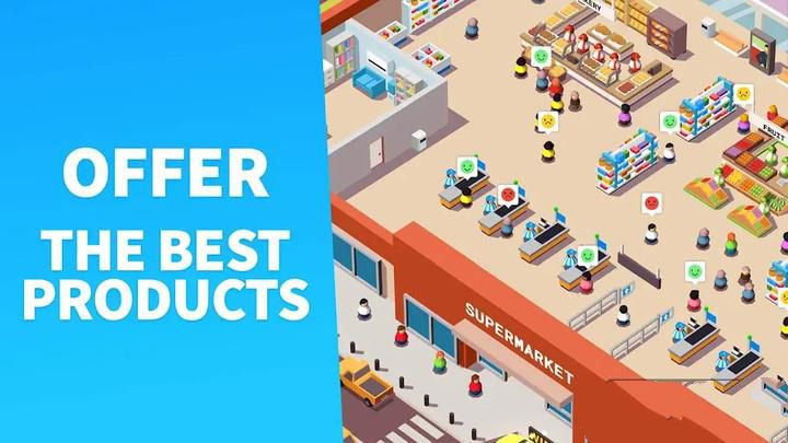 Idle Supermarket Tycoon Tiny Shop Game Screenshot 1