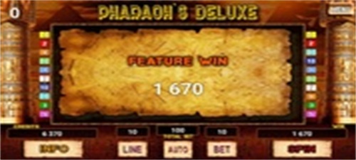 Pharaoh`s Deluxe Slot Zrzut ekranu 2