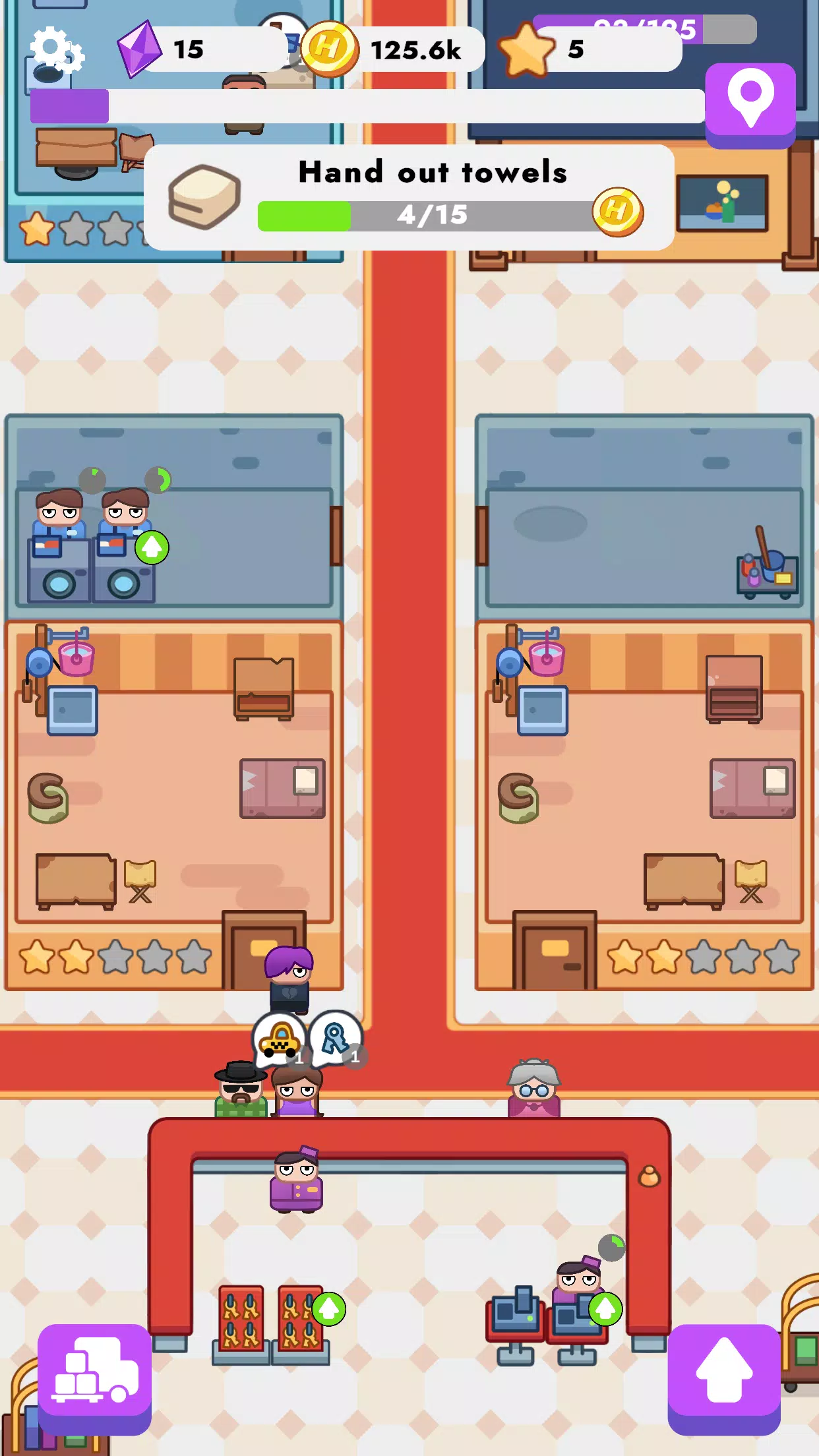 Royal Hotel: idle game 스크린샷 3