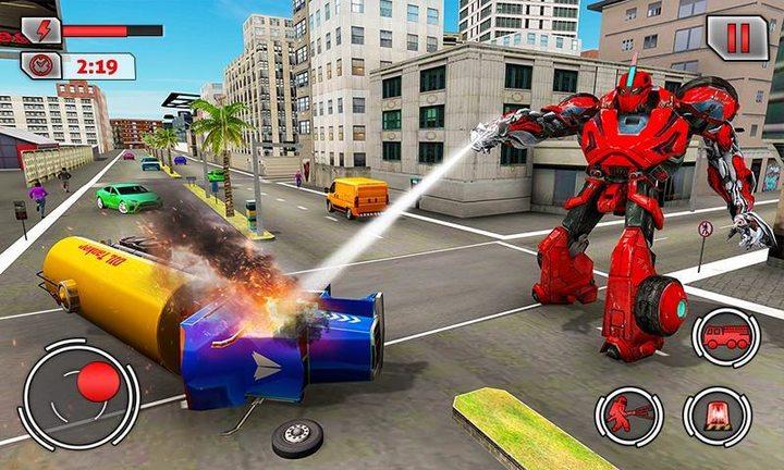 Fire Truck Games: Robot Games 스크린샷 2