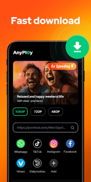 Video Player - AnyPlay Скриншот 0