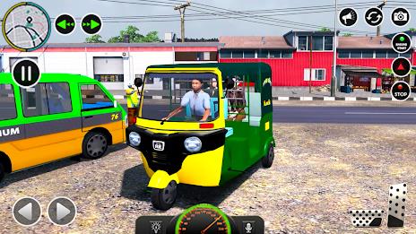 US Tuk Tuk Auto Rickshaw Games Screenshot 2