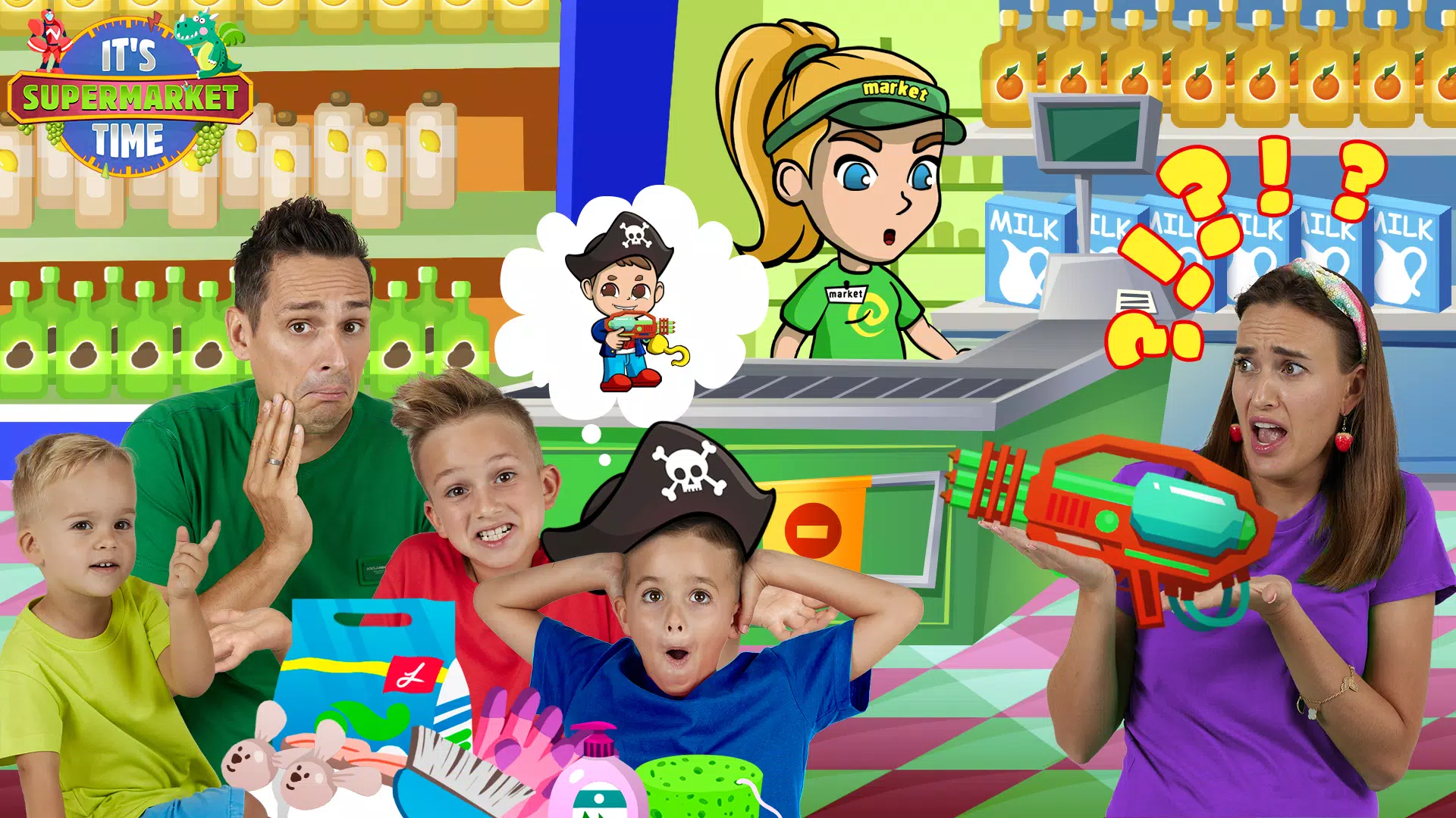 Vlad & Niki Supermarket game Screenshot 3