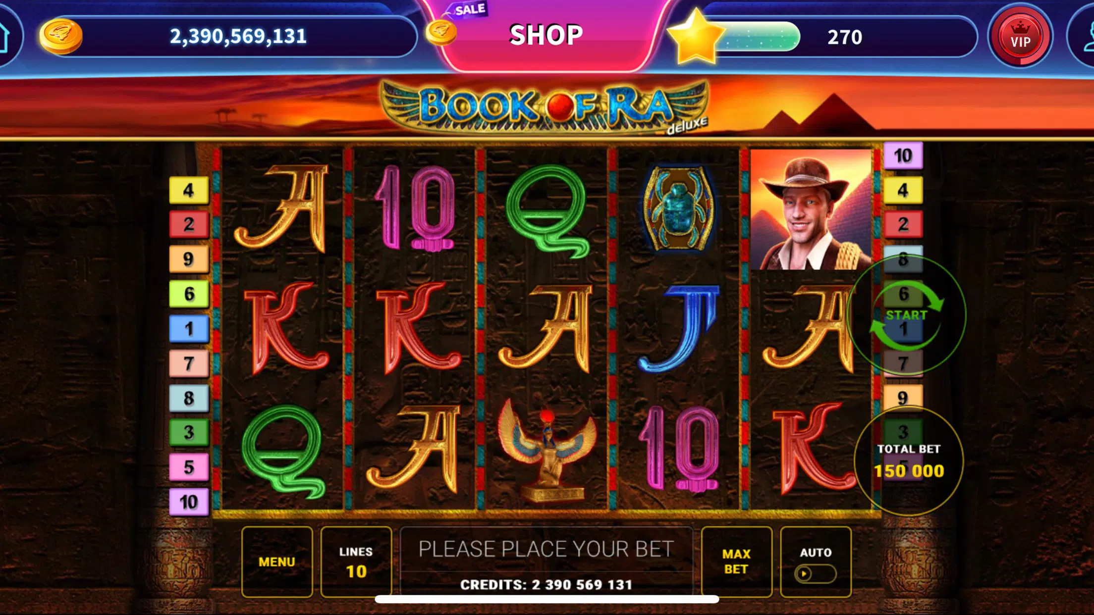 Book of Ra™ Deluxe Slot स्क्रीनशॉट 0