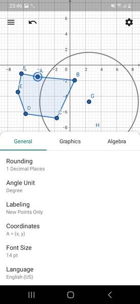 GeoGebra Geometry Screenshot 1