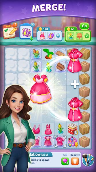 Style & Makeover: Merge Puzzle Mod ဖန်သားပြင်ဓာတ်ပုံ 2