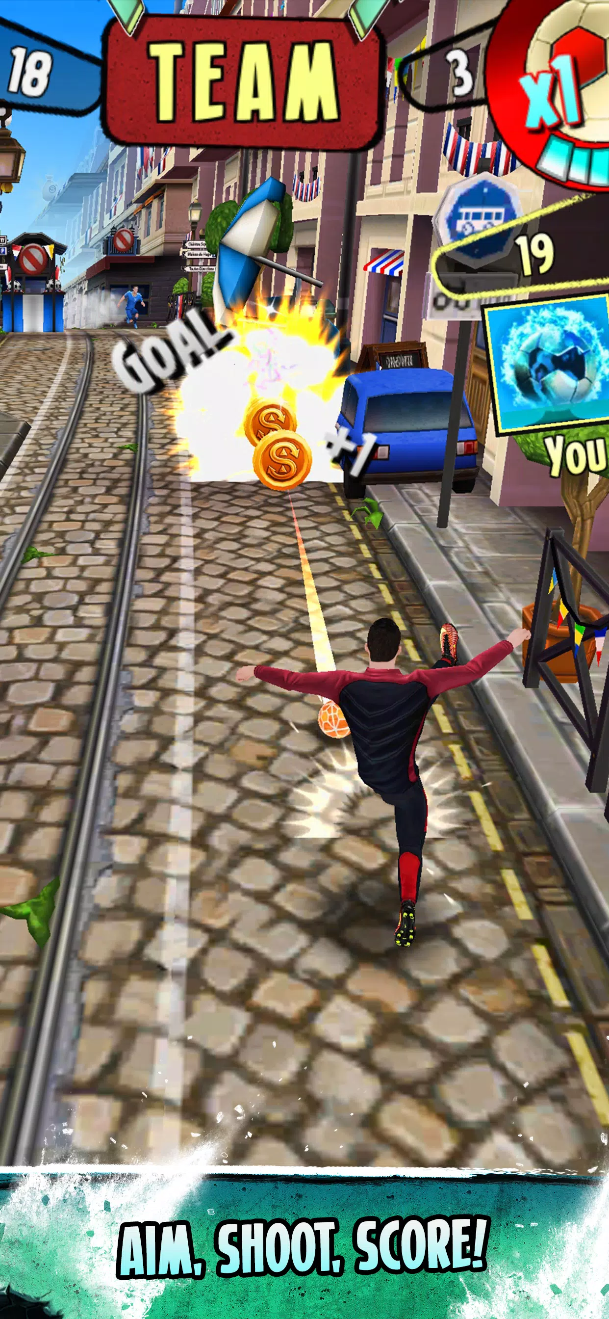 Ronaldo: Kick'n'Run Football Screenshot 3