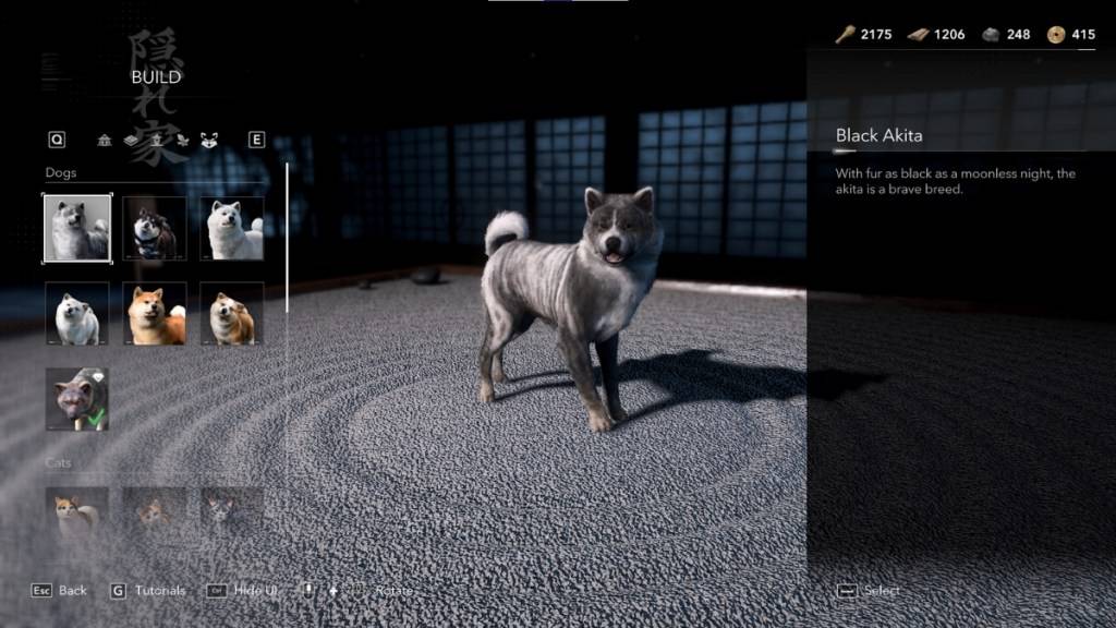 Меню постройки убежища в Assassin