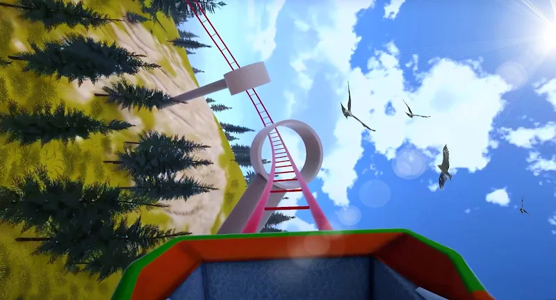 VR Roller Coaster 360 Tangkapan skrin 1