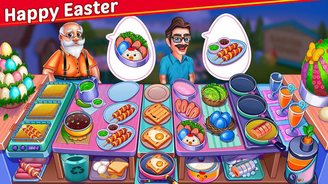 Christmas Food Shop - Cooking Restaurant Chef Game স্ক্রিনশট 1