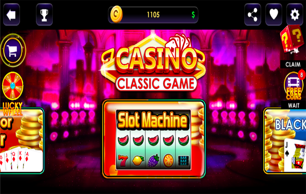 Classic Casino - Slot Machine Black Jack Capture d'écran 0