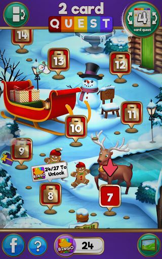 Bingo Quest Winter Garden - Christmas Adventure Ảnh chụp màn hình 0