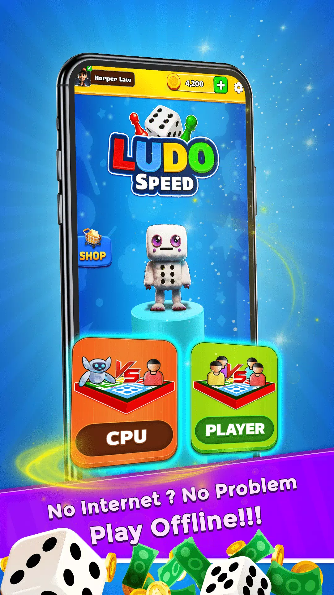 Ludo Speed - Dice Game Fun! Tangkapan skrin 2