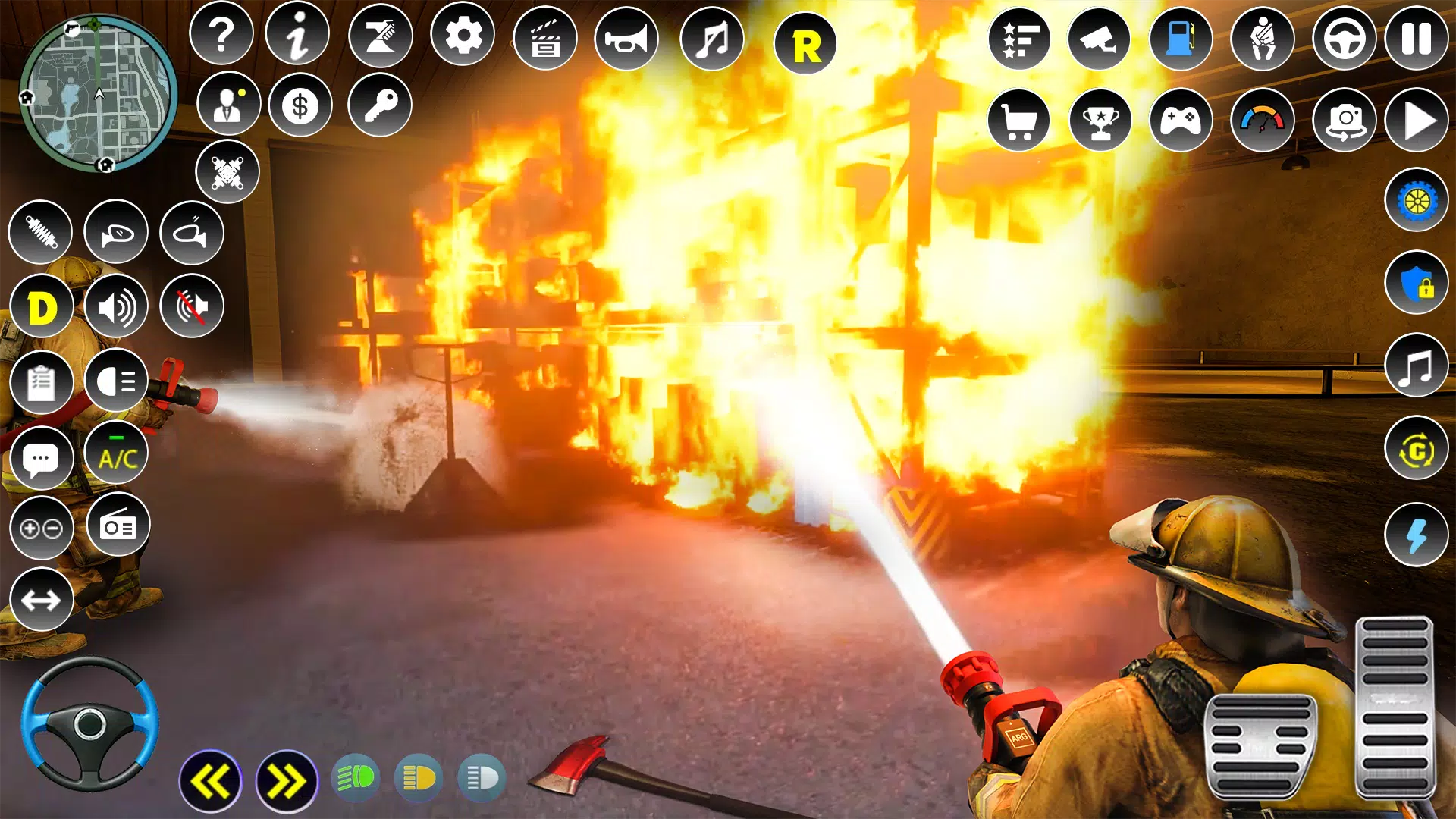 Firefighter :Fire Brigade Game ภาพหน้าจอ 1