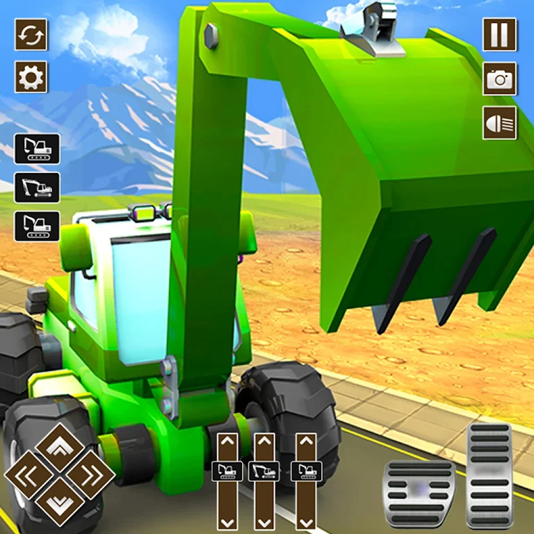 Construction Excavator Sim 3D Ekran Görüntüsü 2