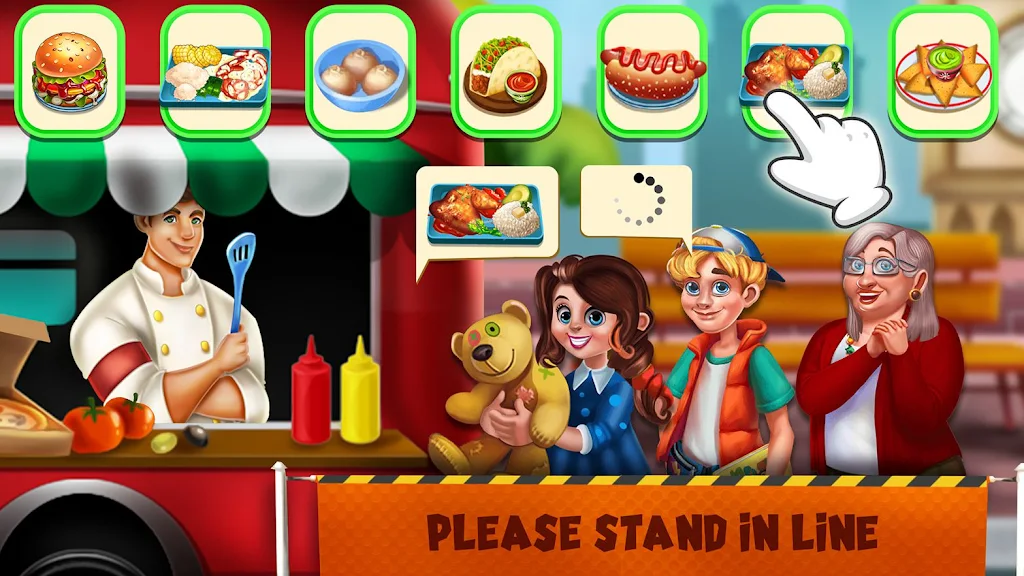 Food truck Empire Cooking Game Captura de pantalla 3